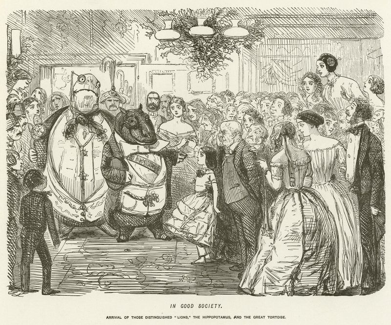 W dobrym społeczeństwie autorstwa John Leech