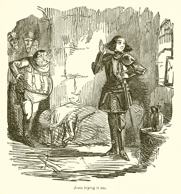 Joanna go przymierza autorstwa John Leech