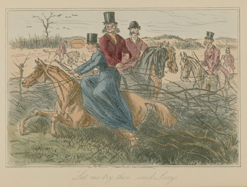 Pozwól mi wtedy spróbować powiedziała Lucy autorstwa John Leech