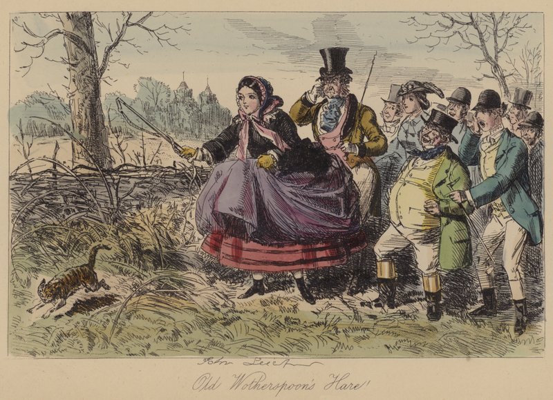 Stary Wotherspoons Zając! autorstwa John Leech