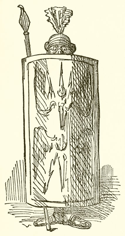 Żołnierz rzymski autorstwa John Leech