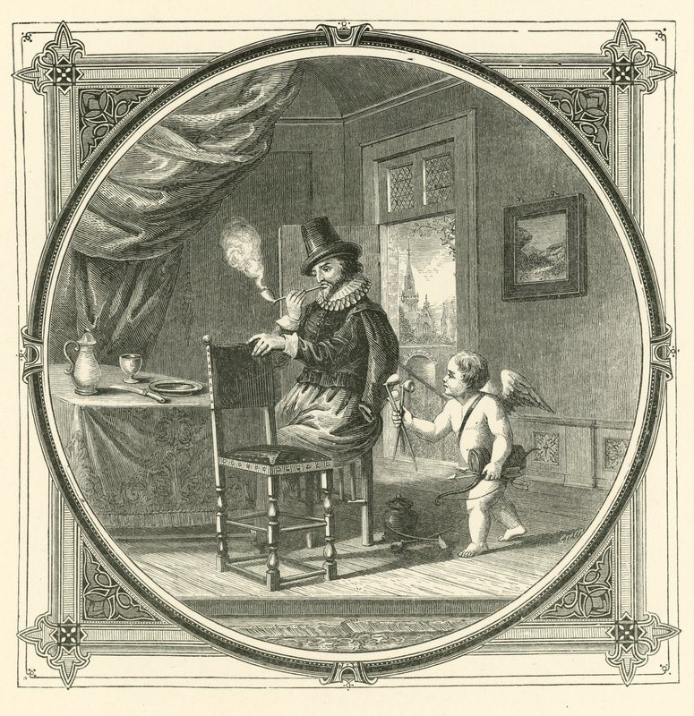 Dym jest pokarmem Kochanków (grawerowanie) autorstwa John Leighton