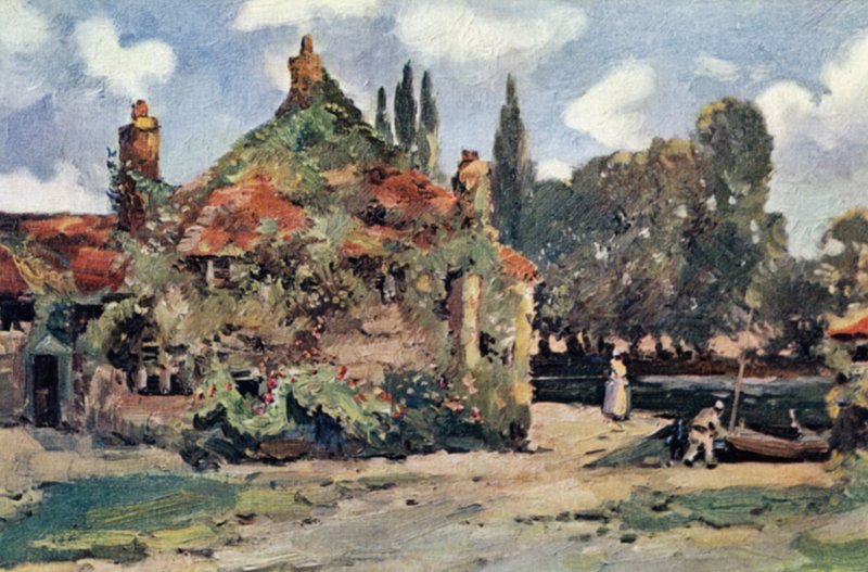 Pangbourne (kolor lito) autorstwa John Muirhead