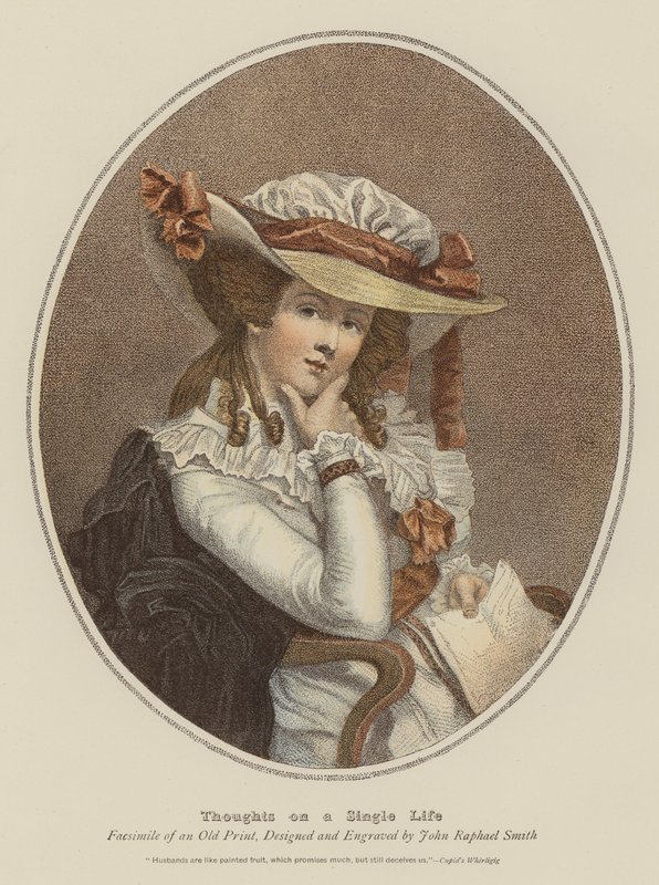 Myśli o samotnym życiu (chromolitho) autorstwa John Raphael Smith