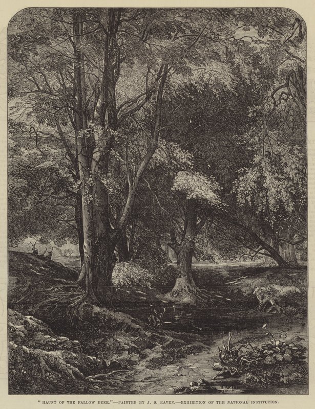 Nawiedzenie danieli autorstwa John Samuel Raven