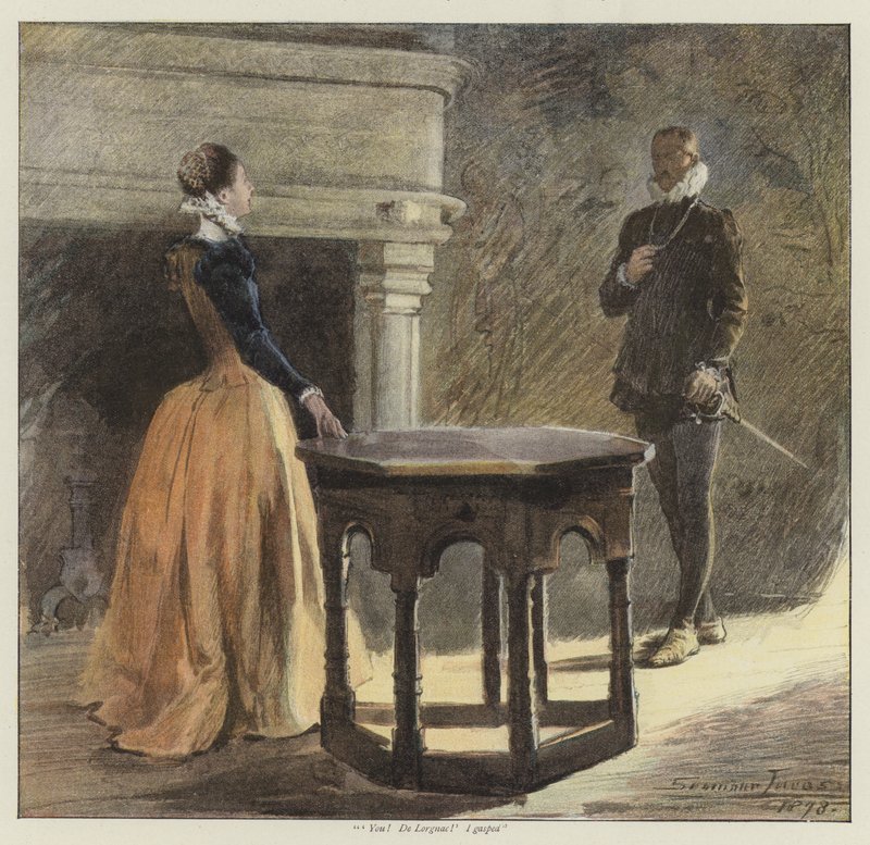 Serce Denise (chromolitho) autorstwa John Seymour Lucas