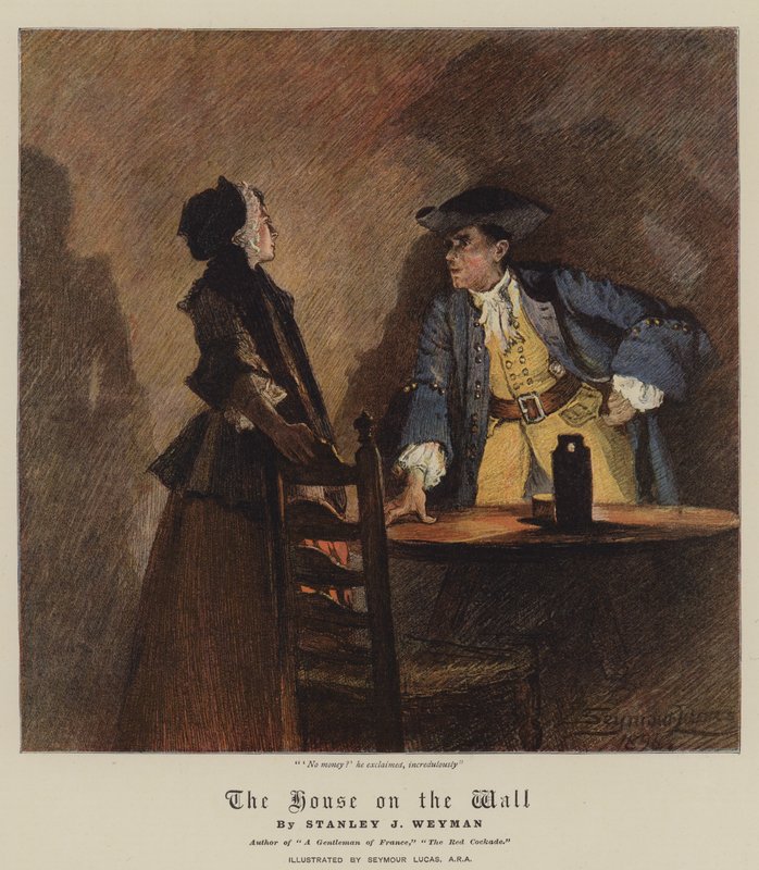 Dom na ścianie (chromolitho) autorstwa John Seymour Lucas