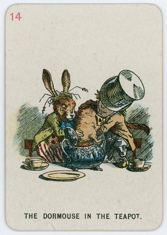 Popielica w czajniczku autorstwa John Tenniel