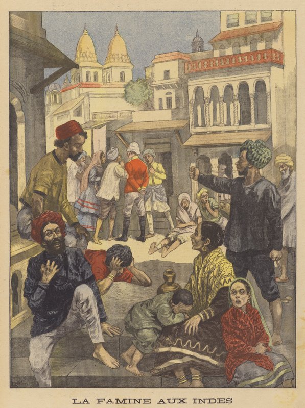 Głód w Indiach autorstwa Jose Belon