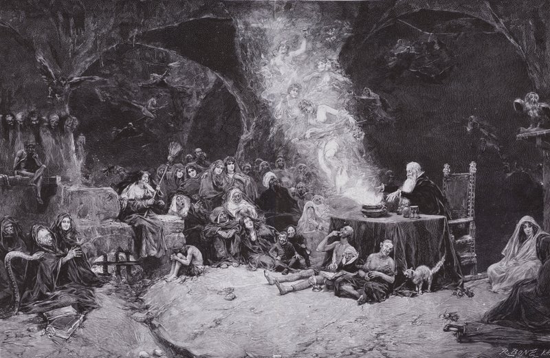 Szabat Czarownic autorstwa Jose Benlliure y Gil
