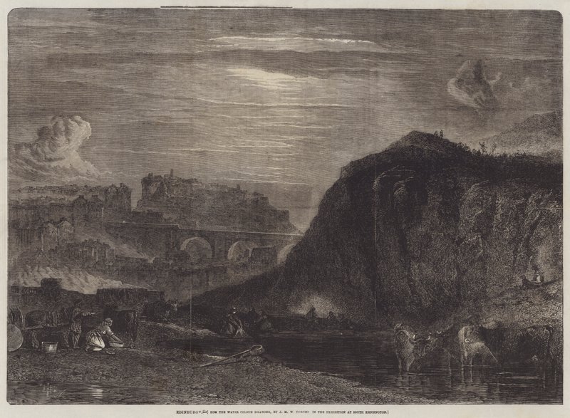Edynburg autorstwa Joseph Mallord William Turner