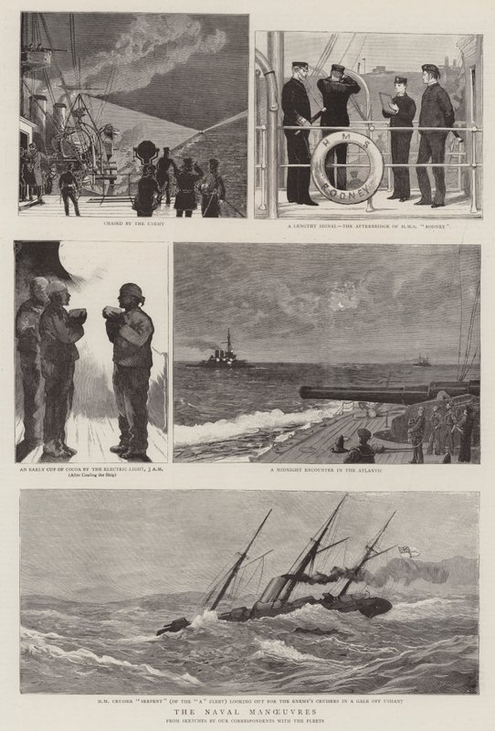 Manewry morskie autorstwa Joseph Nash