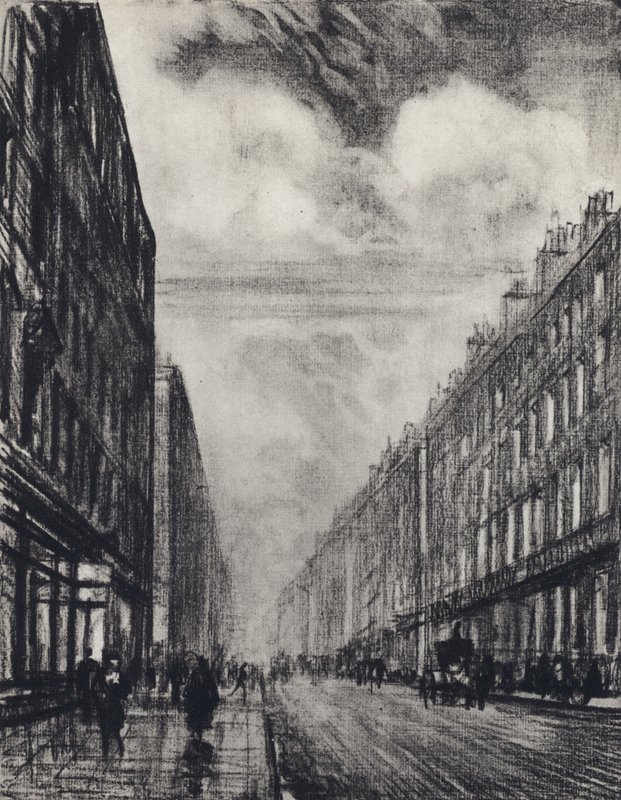 Baker Street (lito) autorstwa Joseph (after) Pennell