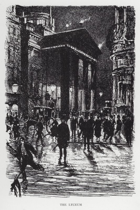 Liceum (lito) autorstwa Joseph (after) Pennell