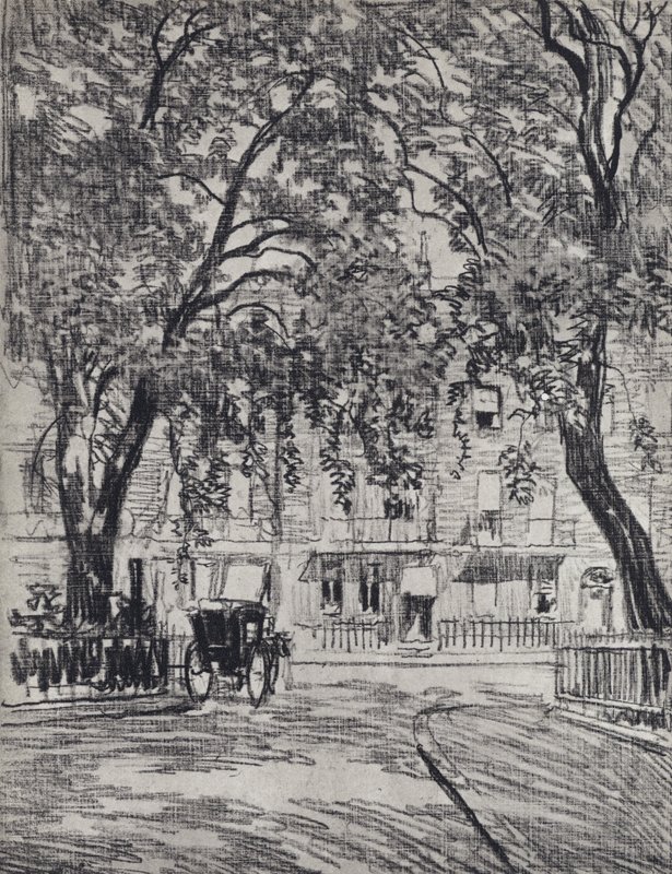 Plac Woburna (lito) autorstwa Joseph (after) Pennell