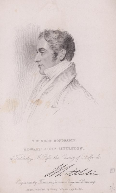 Edwarda Littletona autorstwa Joseph (after) Slater