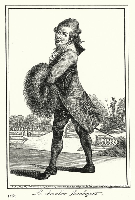 Rycerz ekstrawagancki (rycina) autorstwa Joseph Franz von (after) Goez