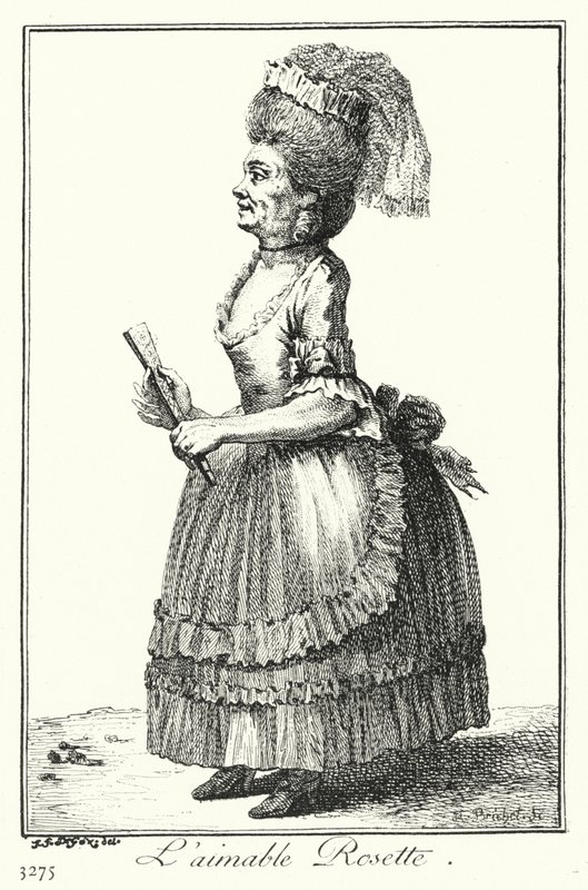 Urocza Rozeta (grawerunek) autorstwa Joseph Franz von (after) Goez