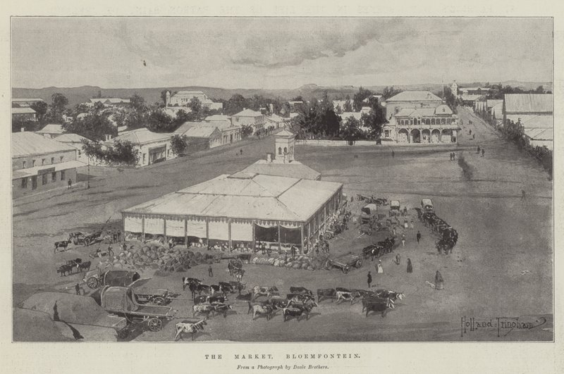 The Market, Bloemfontein autorstwa Joseph Holland Tringham