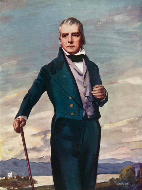 Sir Walter Scott, 1771-1832 autorstwa Joseph Simpson