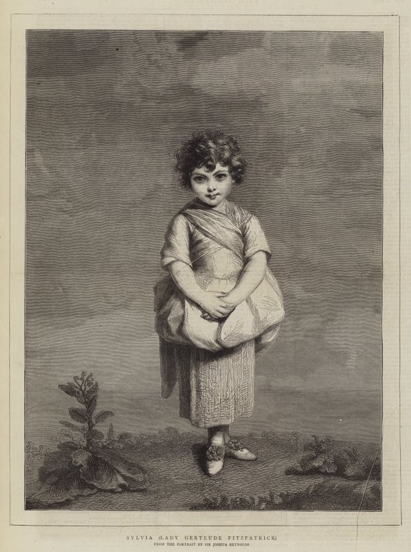 Sylwia, Lady Gertruda Fitzpatrick autorstwa Joshua Reynolds