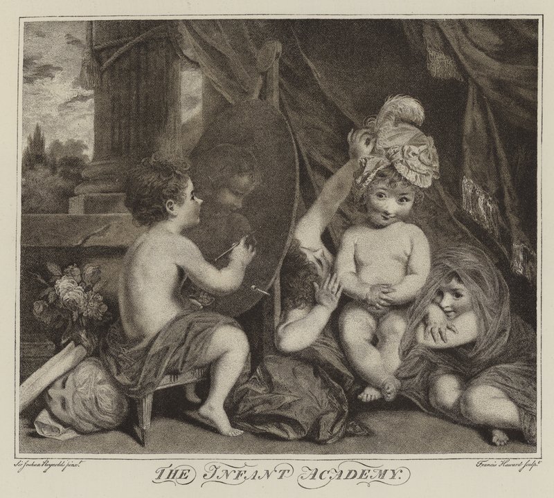 Akademia Niemowląt autorstwa Joshua Reynolds