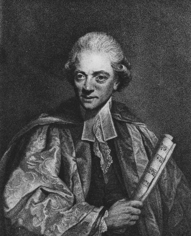 Dr Charles Burney (lito) autorstwa Joshua (after) Reynolds