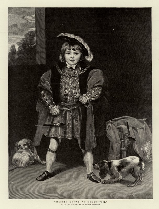 Mistrz Crewe jako Henryk VIII autorstwa Joshua Reynolds