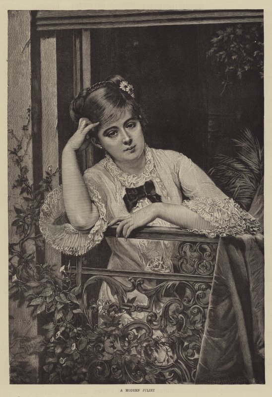 Współczesna Julia autorstwa Jules Emile Saintin
