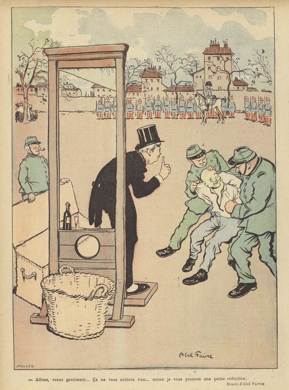 Ilustracja do Le Rire autorstwa Jules Abel Faivre