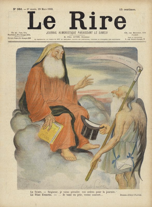 Ilustracja do Le Rire autorstwa Jules Abel Faivre