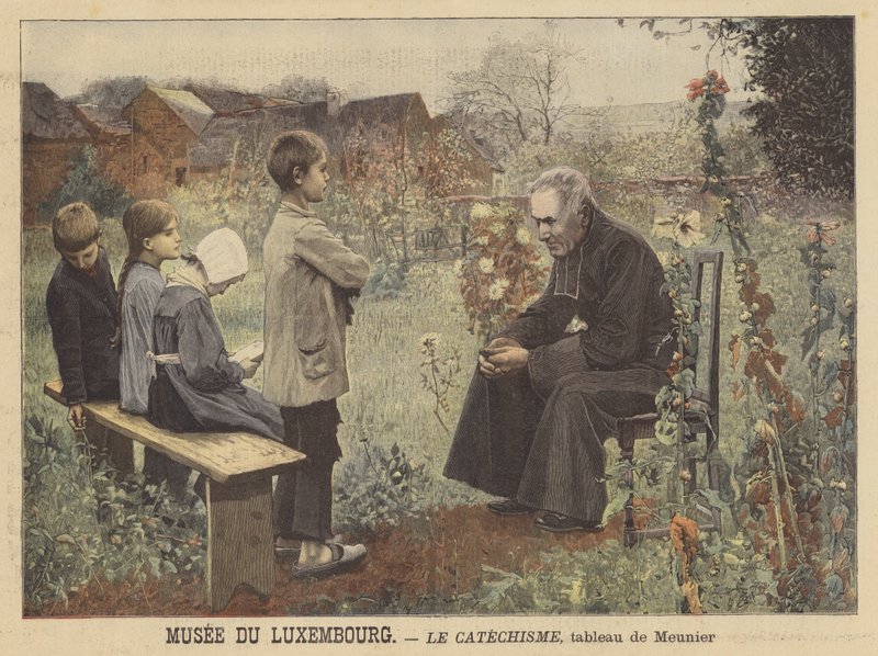 Le Katechizm (Lekcja Katechizmu) autorstwa Jules Alexis Meunier