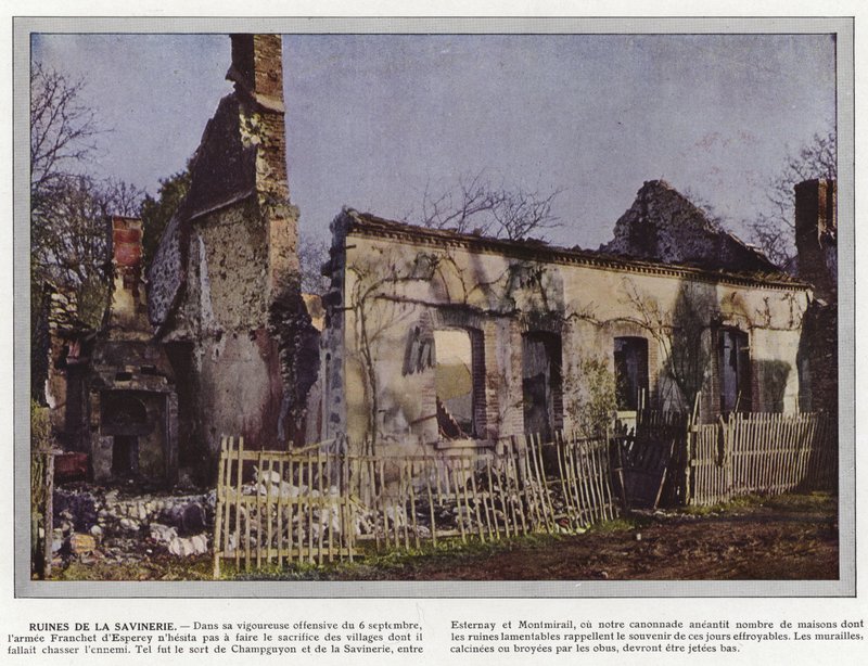 Ruiny Savinerie autorstwa Jules Gervais Courtellemont