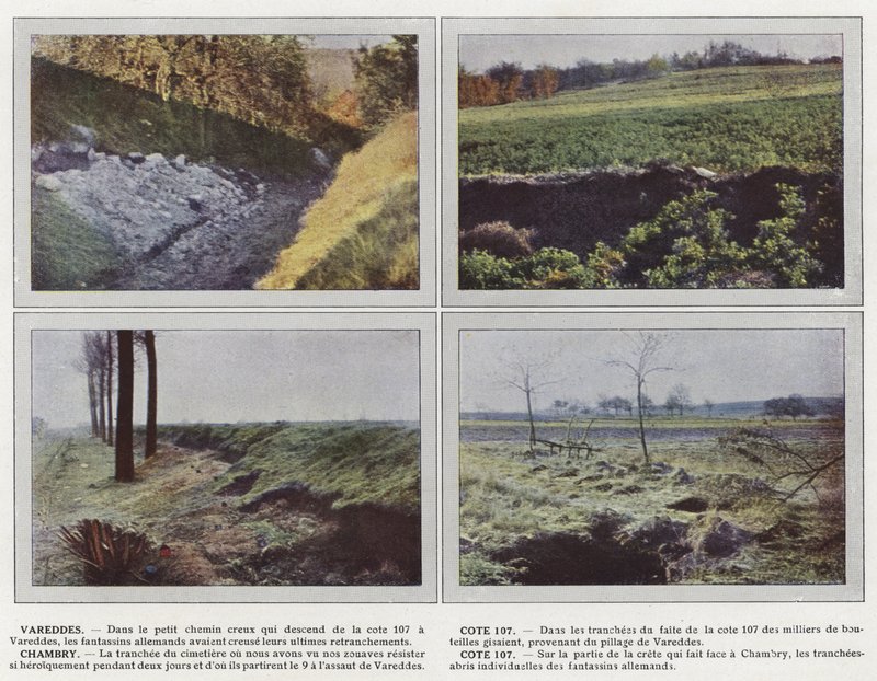 Vareddes, Cote 107, Chambry, Cote 107 autorstwa Jules Gervais Courtellemont