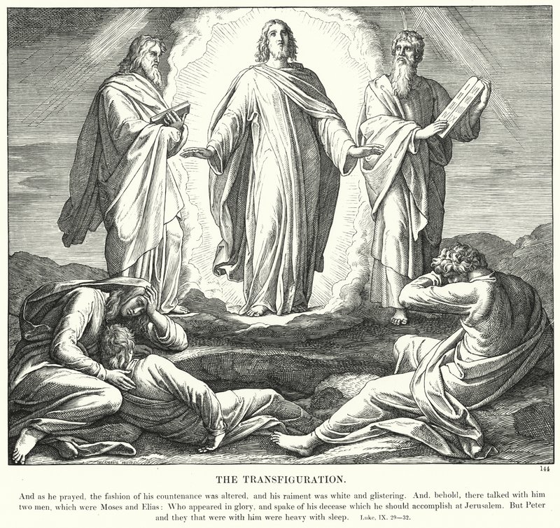 Przemienienie (rycina) autorstwa Julius (after) Schnorr von Carolsfeld