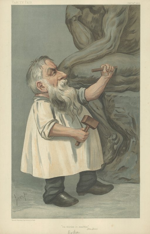 Pan Auguste Rodin autorstwa Julius Mandes Price