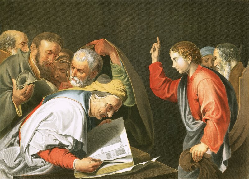 Chrystus wśród lekarzy autorstwa Jusepe de Ribera