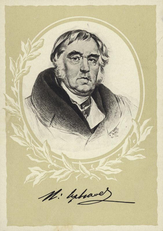 Iwan Kryłow, rosyjski bajkopisarz autorstwa Karl Pavlovich Bryullov