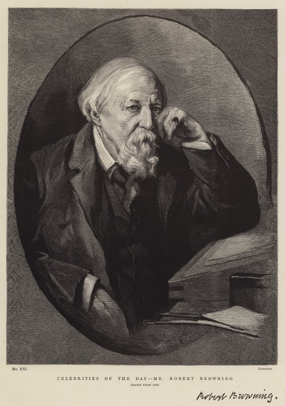 Celebryci dnia, Pan Robert Browning autorstwa Lance Calkin