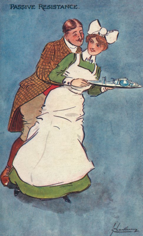 Odporność bierna. (litografia kolorowa) autorstwa Lance Thackeray