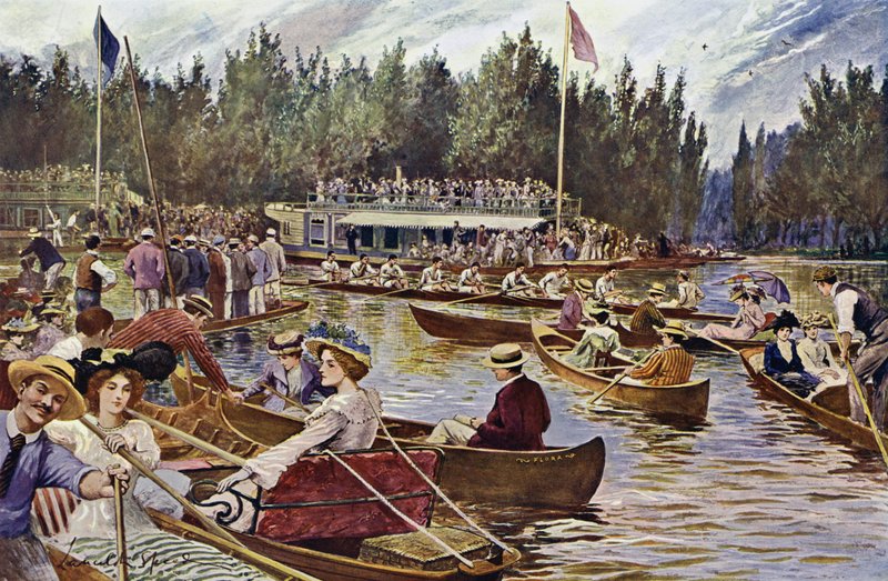 Wioślarstwo w Oksfordzie autorstwa Lancelot Speed