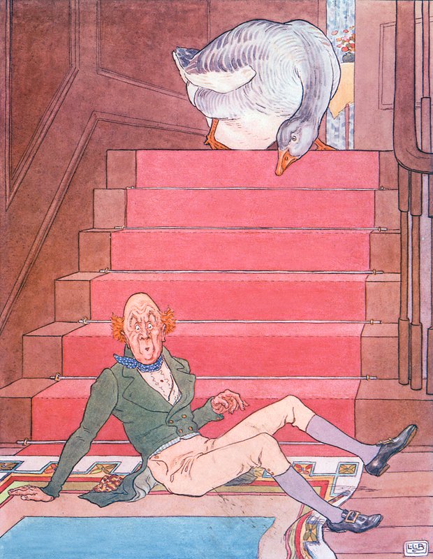 Goosey, Goosey Gander autorstwa Leonard Leslie Brooke