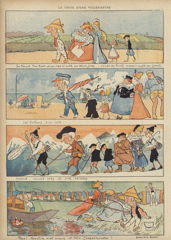 Ilustracja do Le Rire autorstwa Leonce Burret