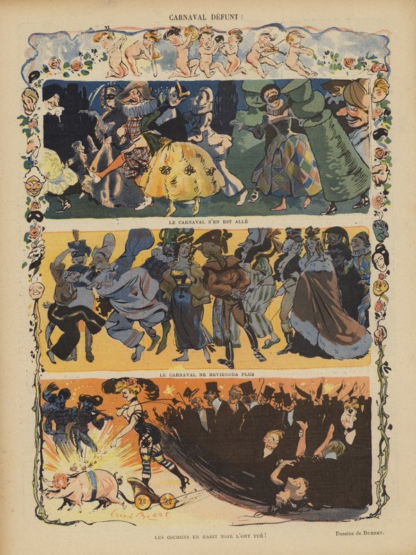 Ilustracja do Le Rire autorstwa Leonce Burret