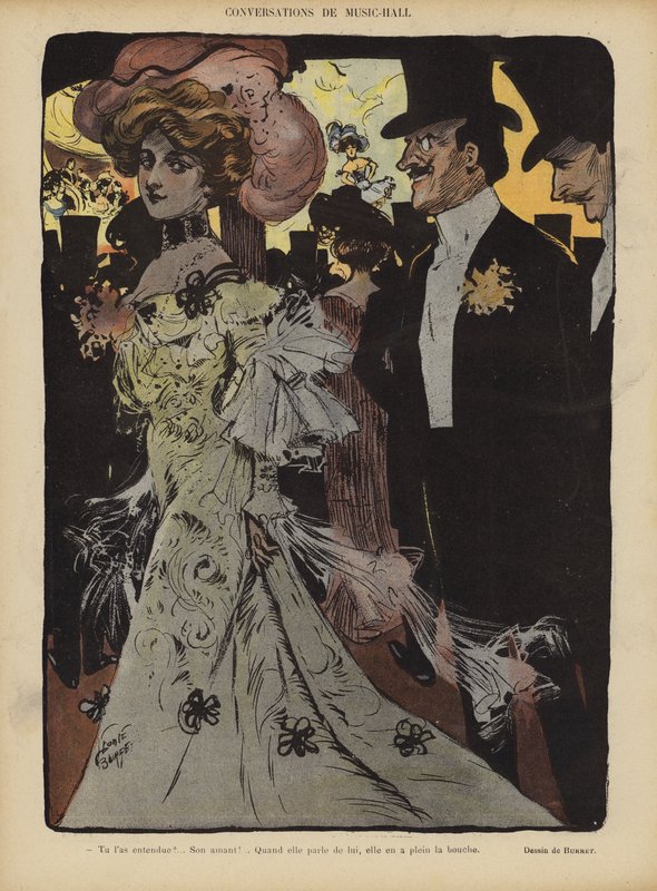 Ilustracja do Le Rire autorstwa Leonce Burret