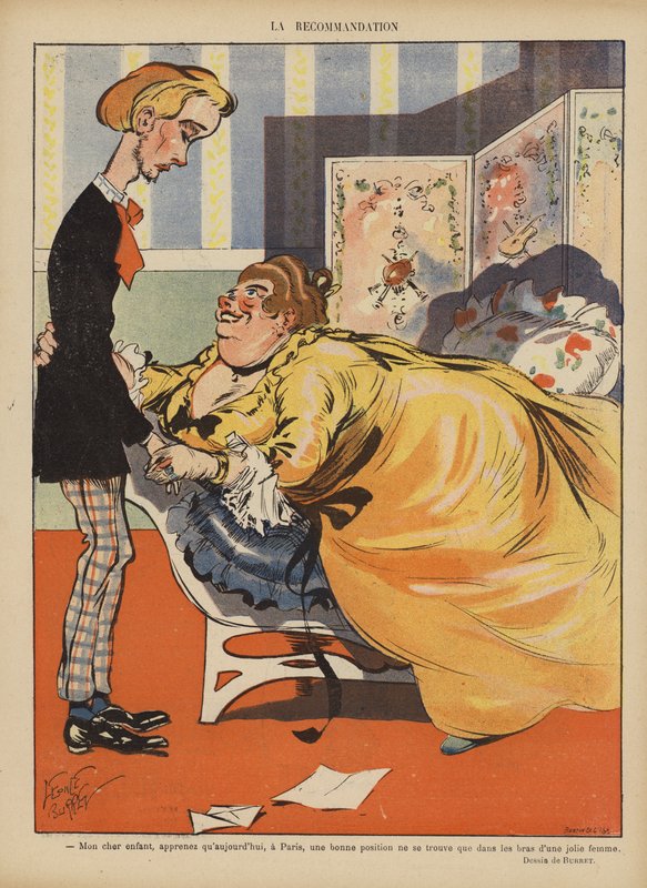 Ilustracja do Le Rire autorstwa Leonce Burret