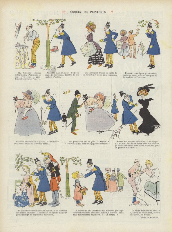 Ilustracja do Le Rire autorstwa Leonce Burret