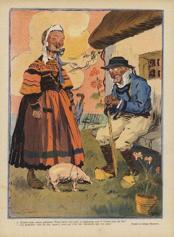 Ilustracja do Le Rire autorstwa Leonce Burret