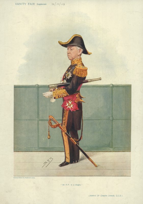 Admirał Sir Compton Domvile autorstwa Leslie Matthew Ward
