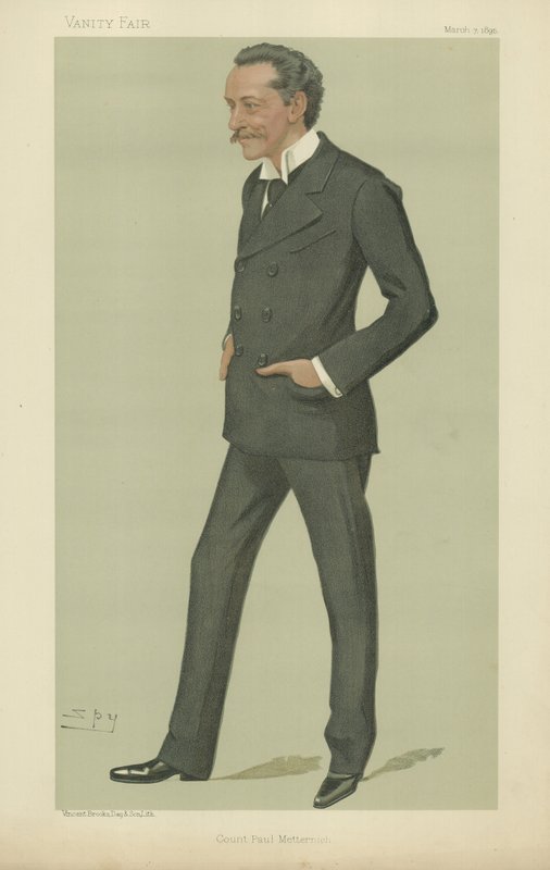 Hrabia Paul Wolff Metternich autorstwa Leslie Matthew Ward